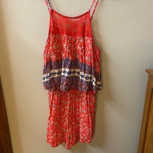 Alya spaghetti strap romper